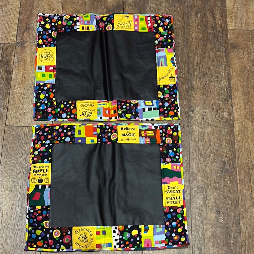 Colorful Quilted Children’s Placemat’s